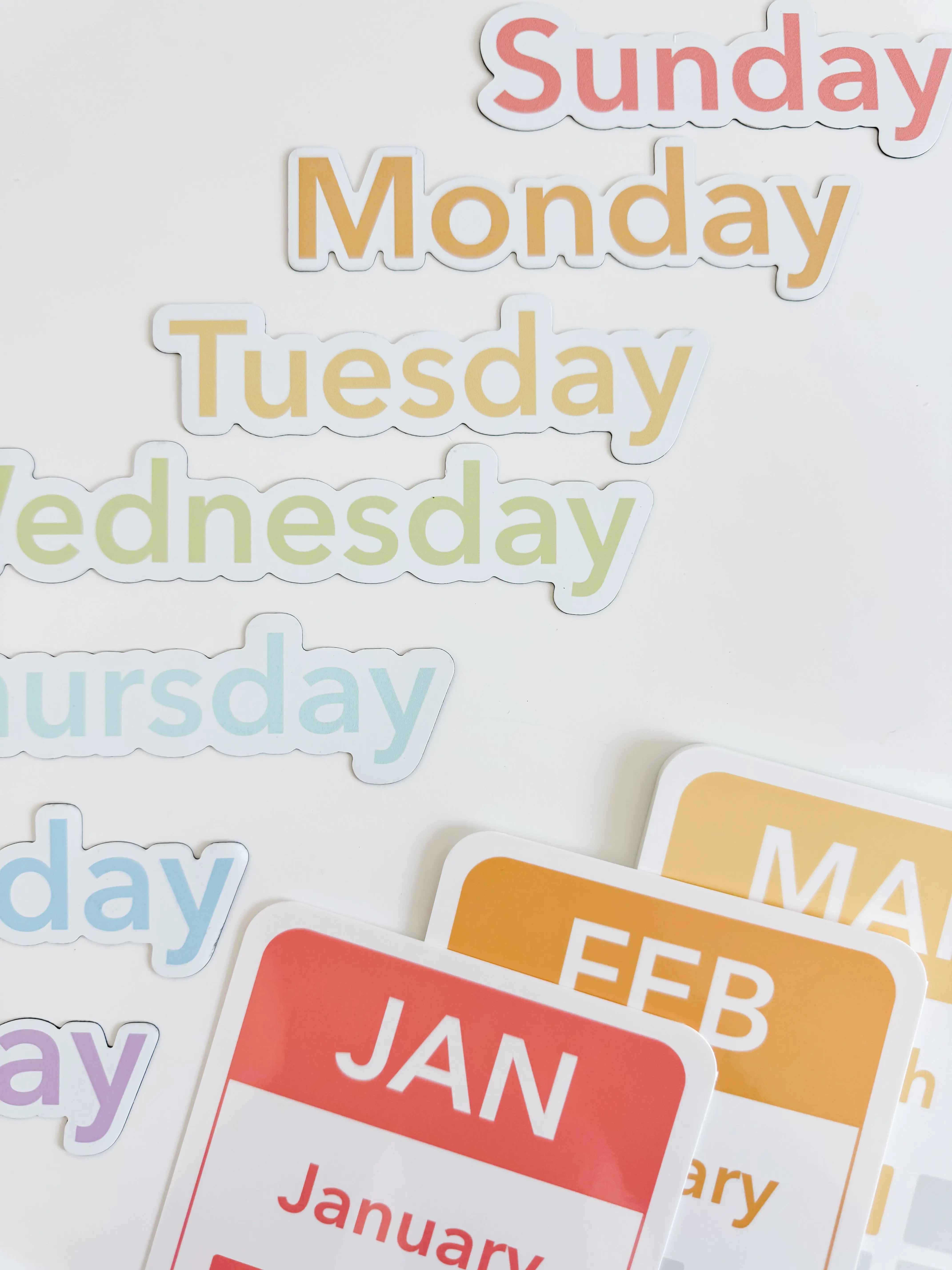 Days, Months, Seasons Flashcards and Magnets GoodnightFox