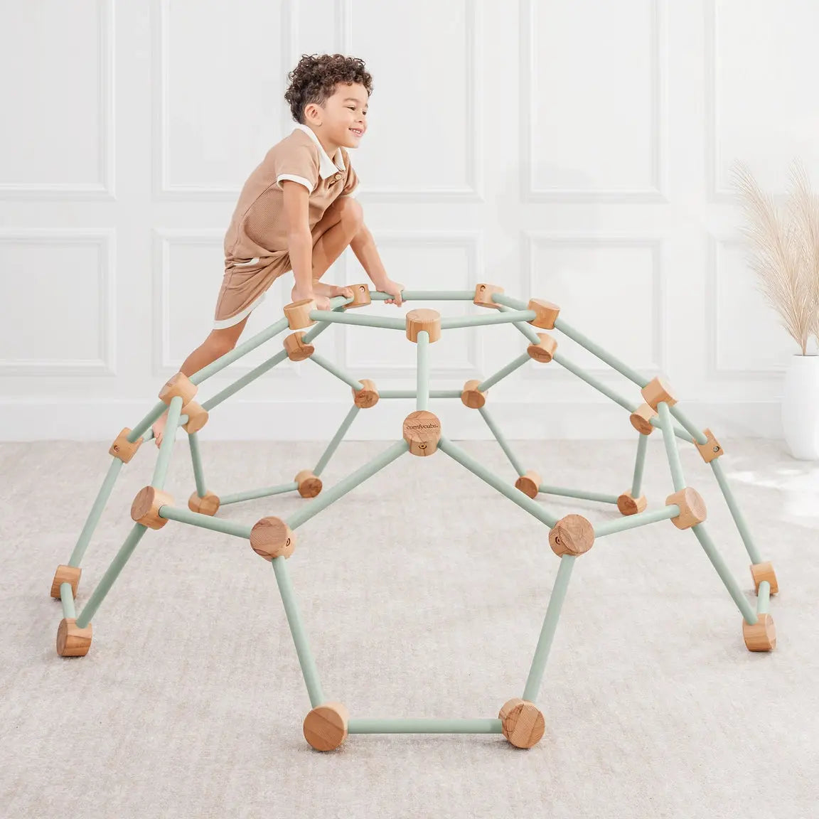 Wooden Montessori Climbing Frame by Comfy Cubs Seaside-Montessori