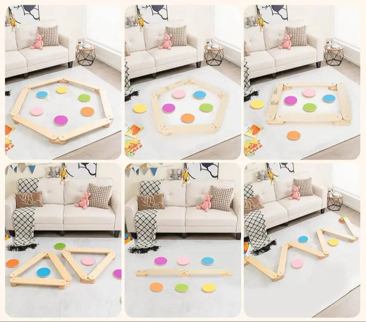 Deluxe Wooden Balance Adventure Set Seaside-Montessori