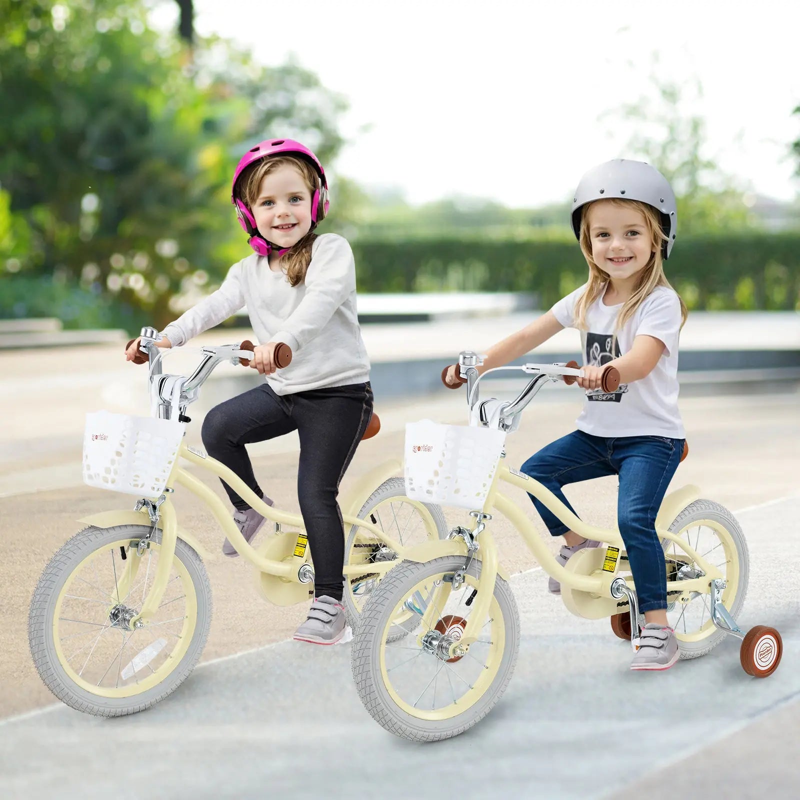 Montessori Kids Bike with Training Wheels Seaside-Montessori