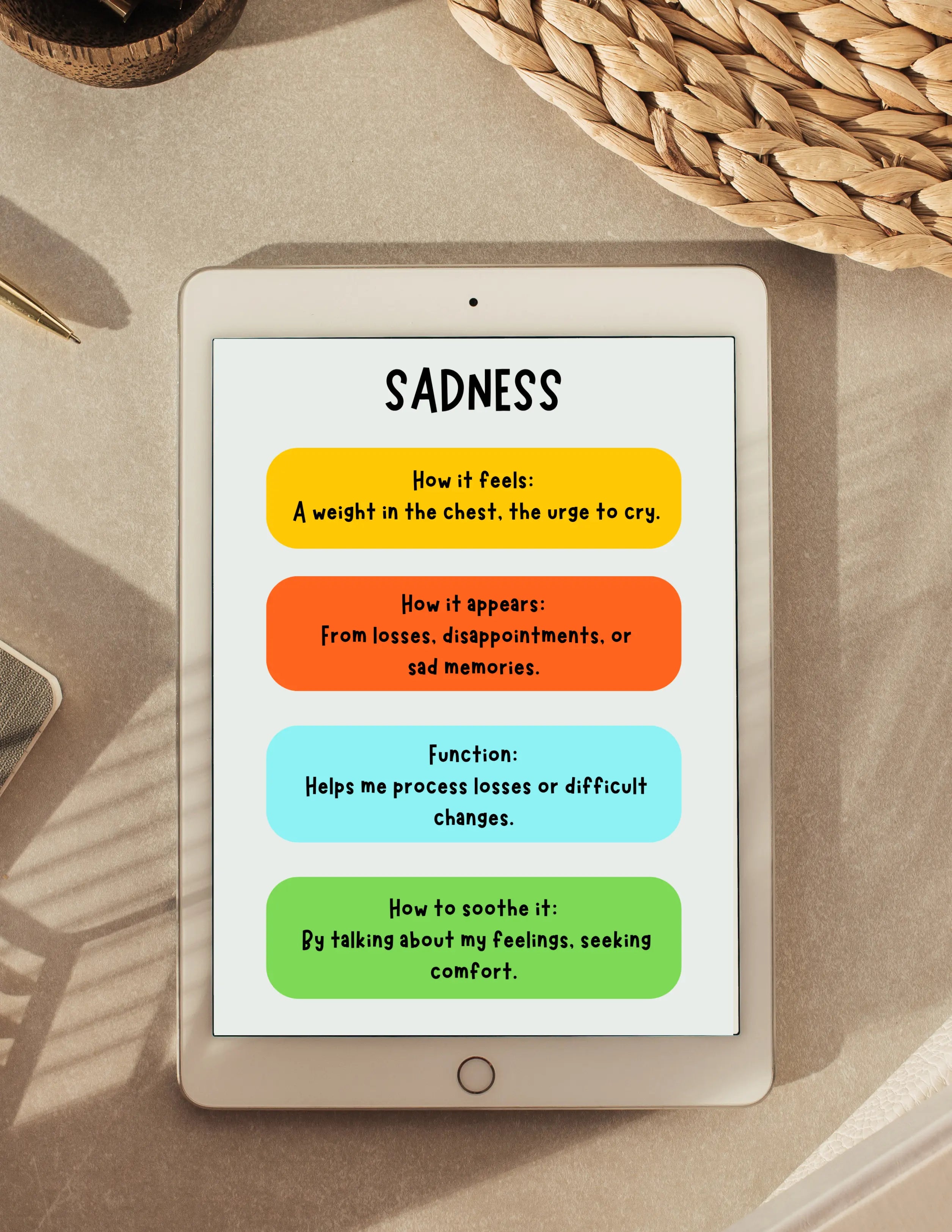 Exploring My Emotions – eBook (Instant Download) Seaside-Montessori