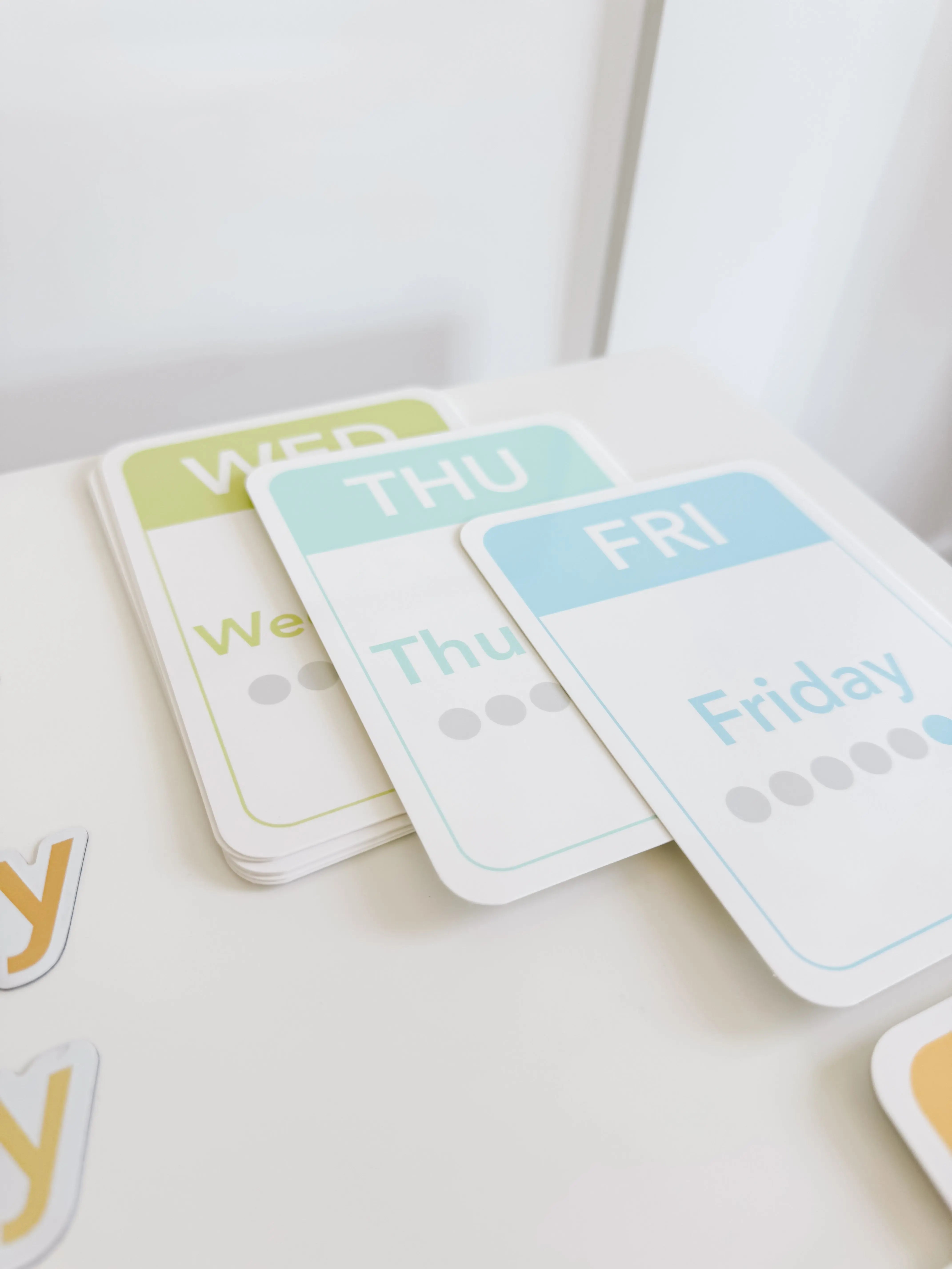 Days, Months, Seasons Flashcards and Magnets GoodnightFox