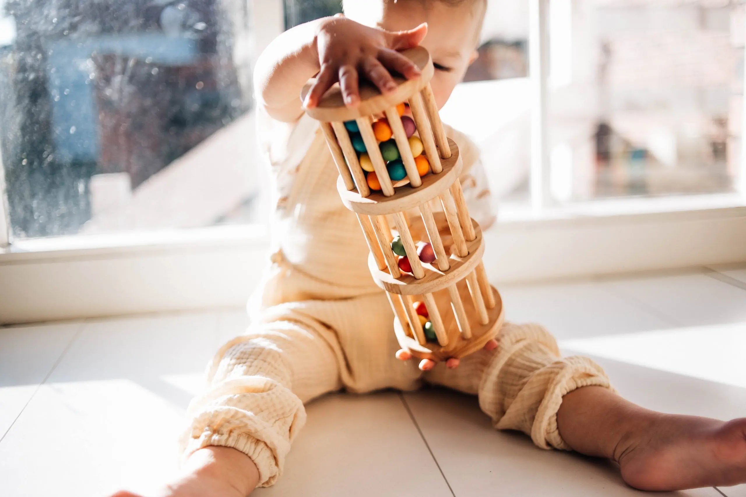 Wooden Rain Maker Seaside-Montessori