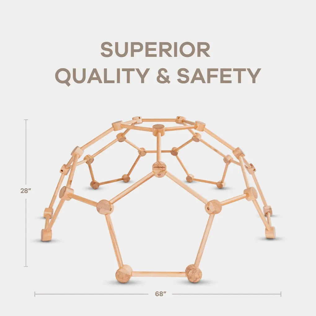 Wooden Montessori Climbing Frame by Comfy Cubs Seaside-Montessori