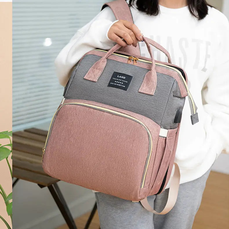 Multifunctional Mom Backpack Seaside-Montessori