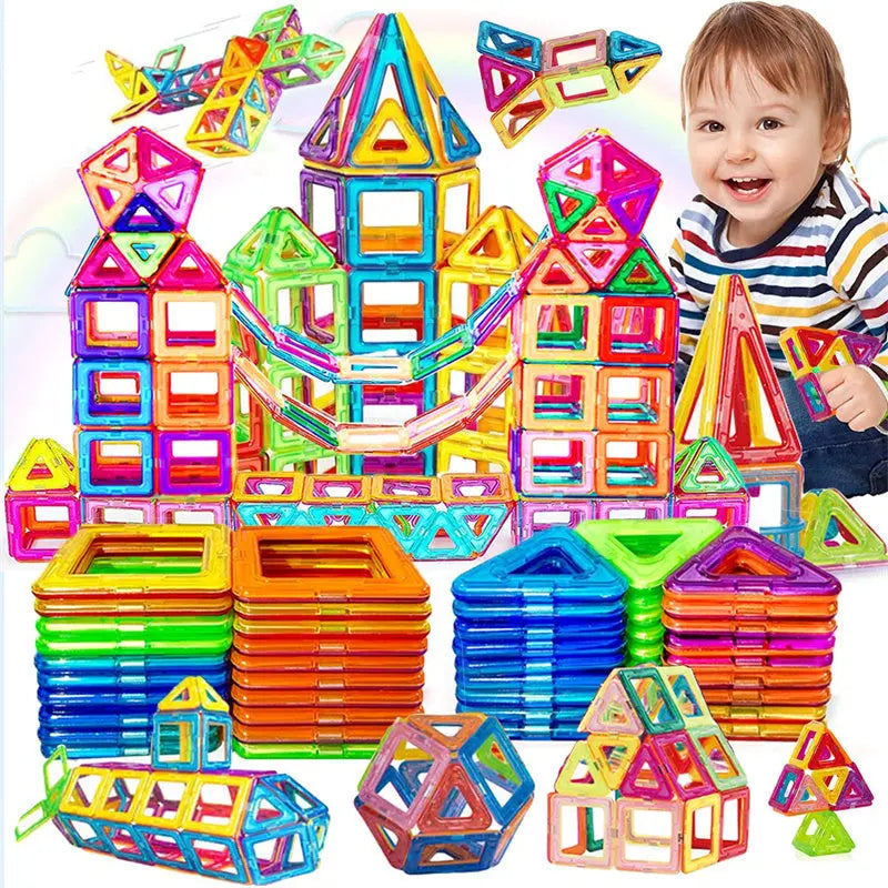 Magnetic Building Blocks - Seaside-Montessori