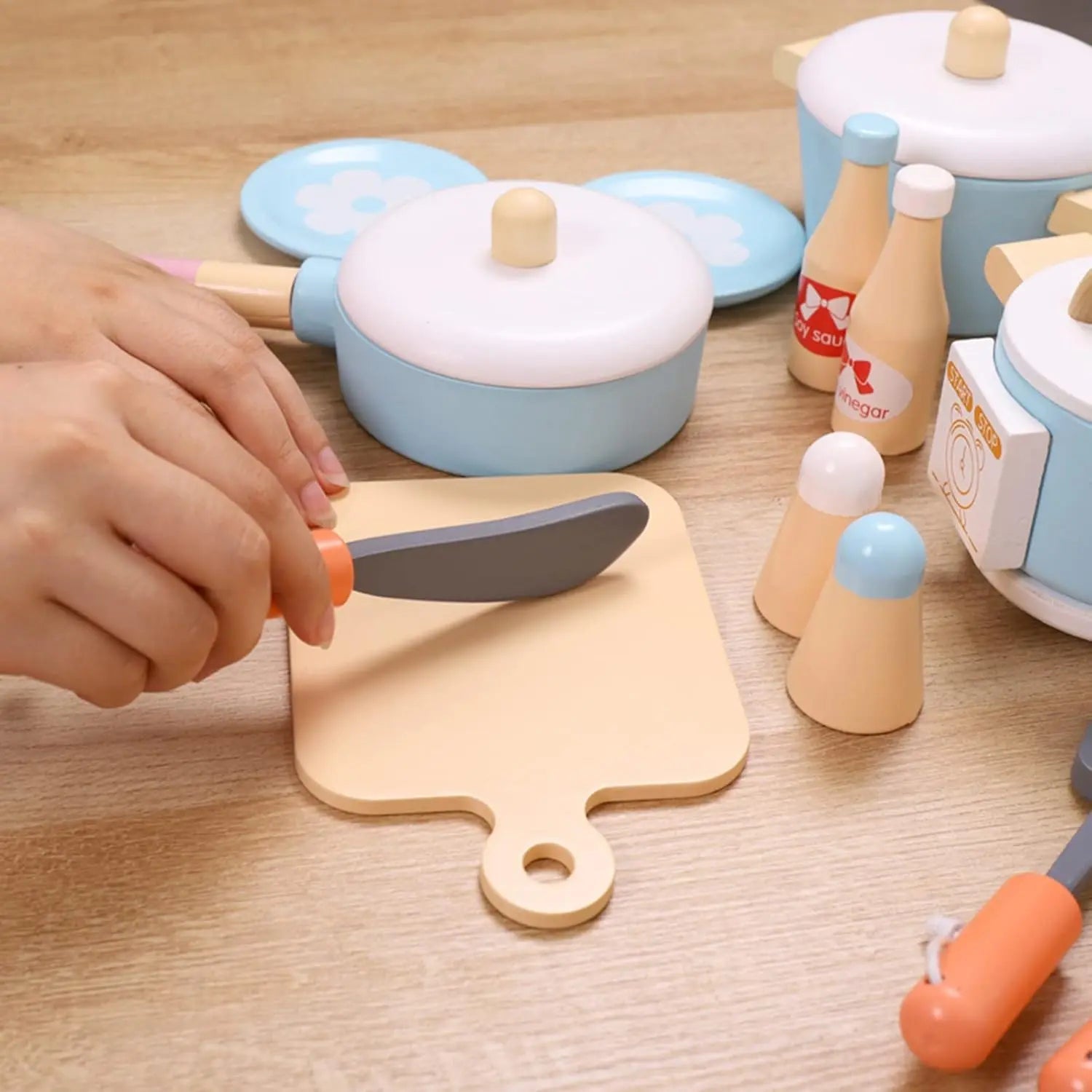 Wooden Kitchen Set Seaside-Montessori