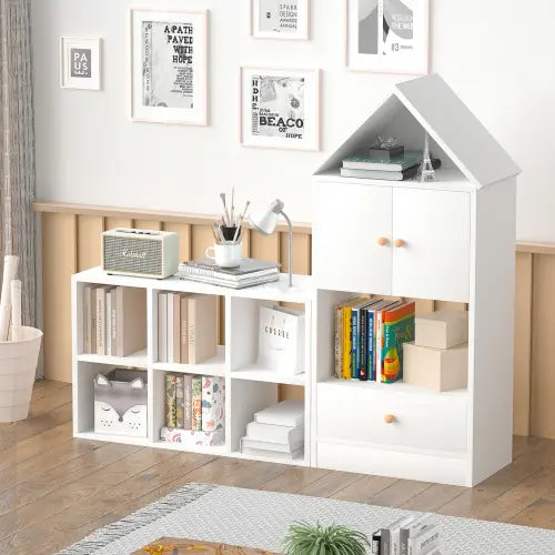 Multi Functional Bookshelf Seaside-Montessori