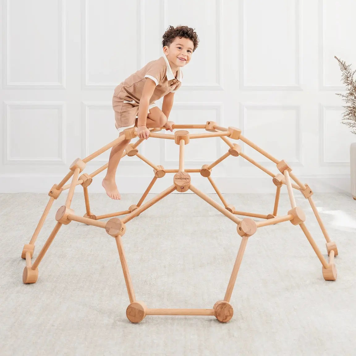 Wooden Montessori Climbing Frame by Comfy Cubs Seaside-Montessori