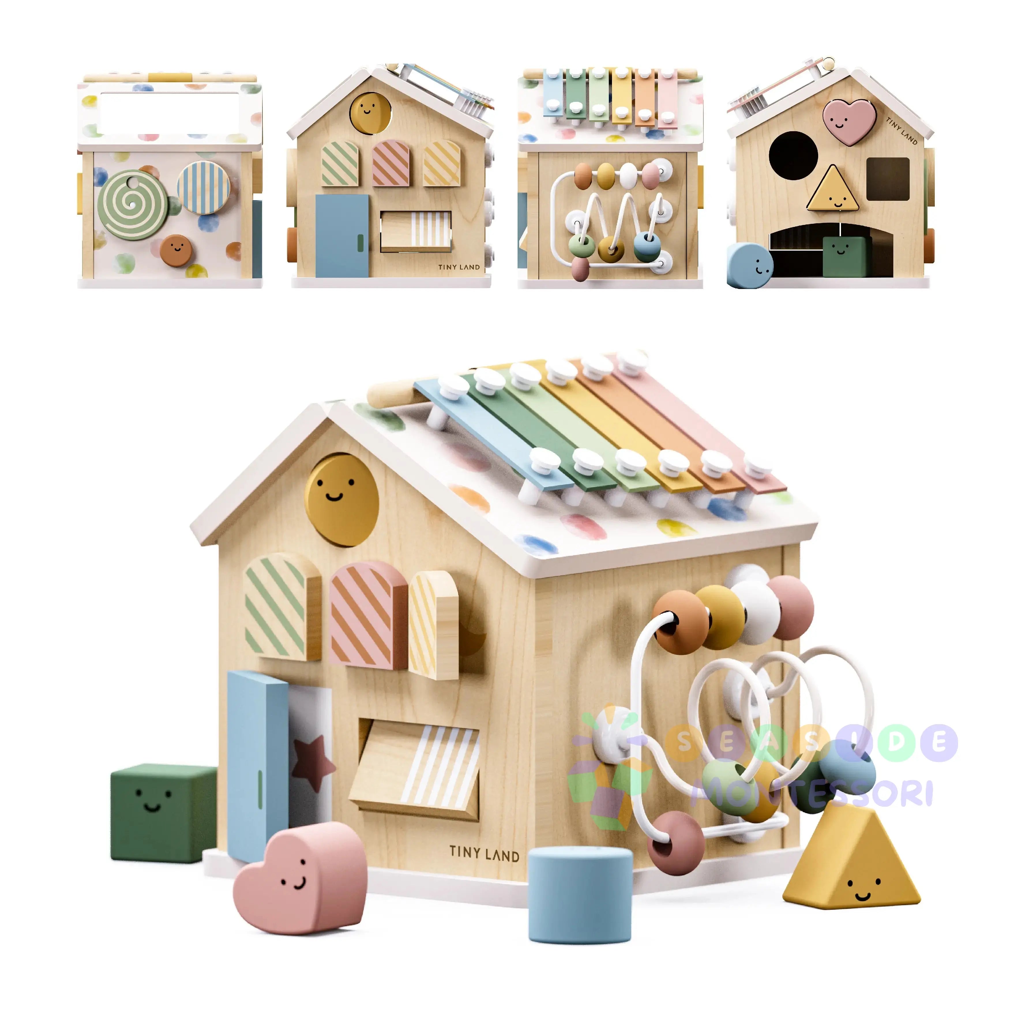 Complete Development Playset — Baby Walker + Activity Cube Tiny Land INC