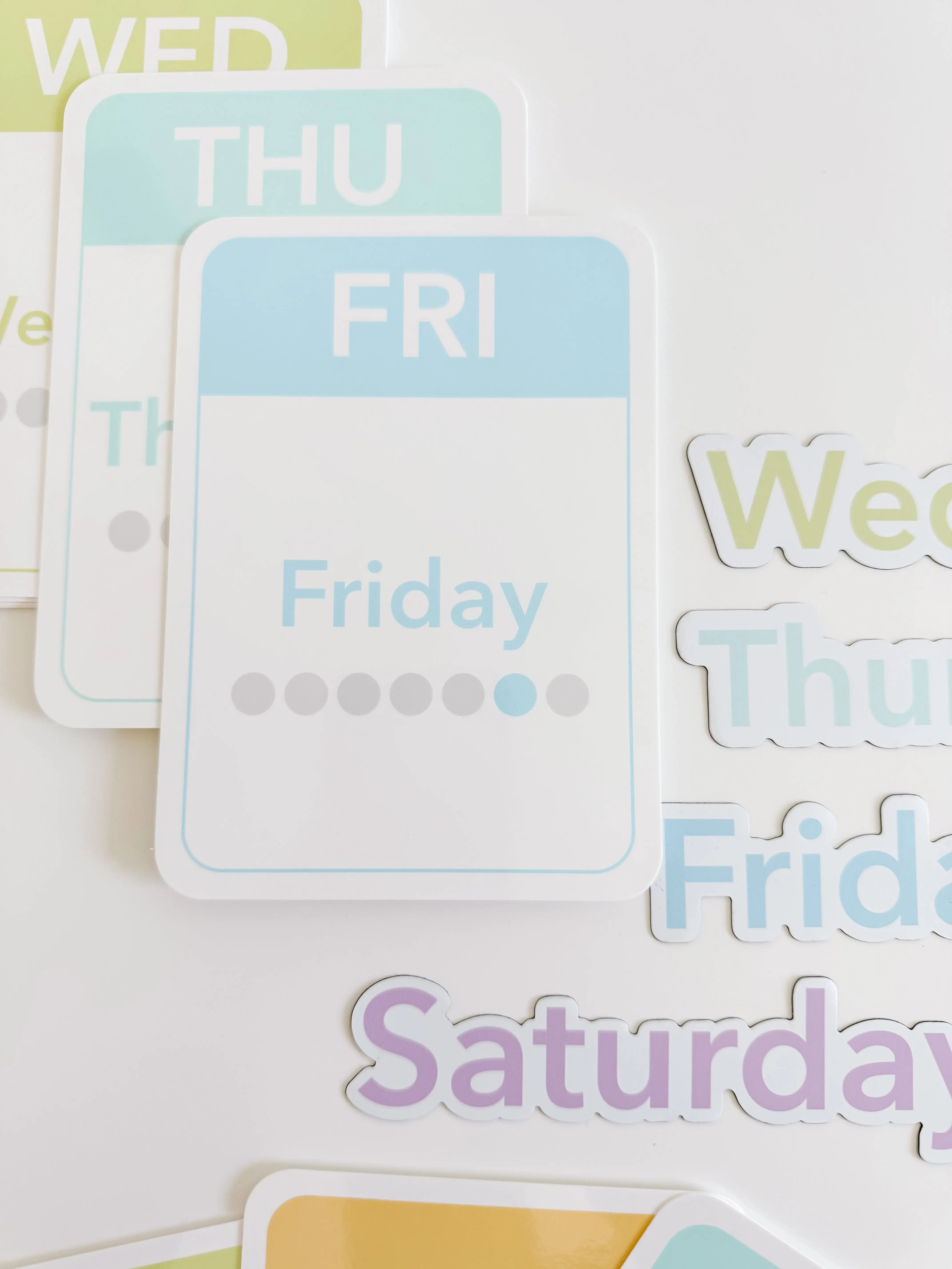 Days, Months, Seasons Flashcards and Magnets GoodnightFox