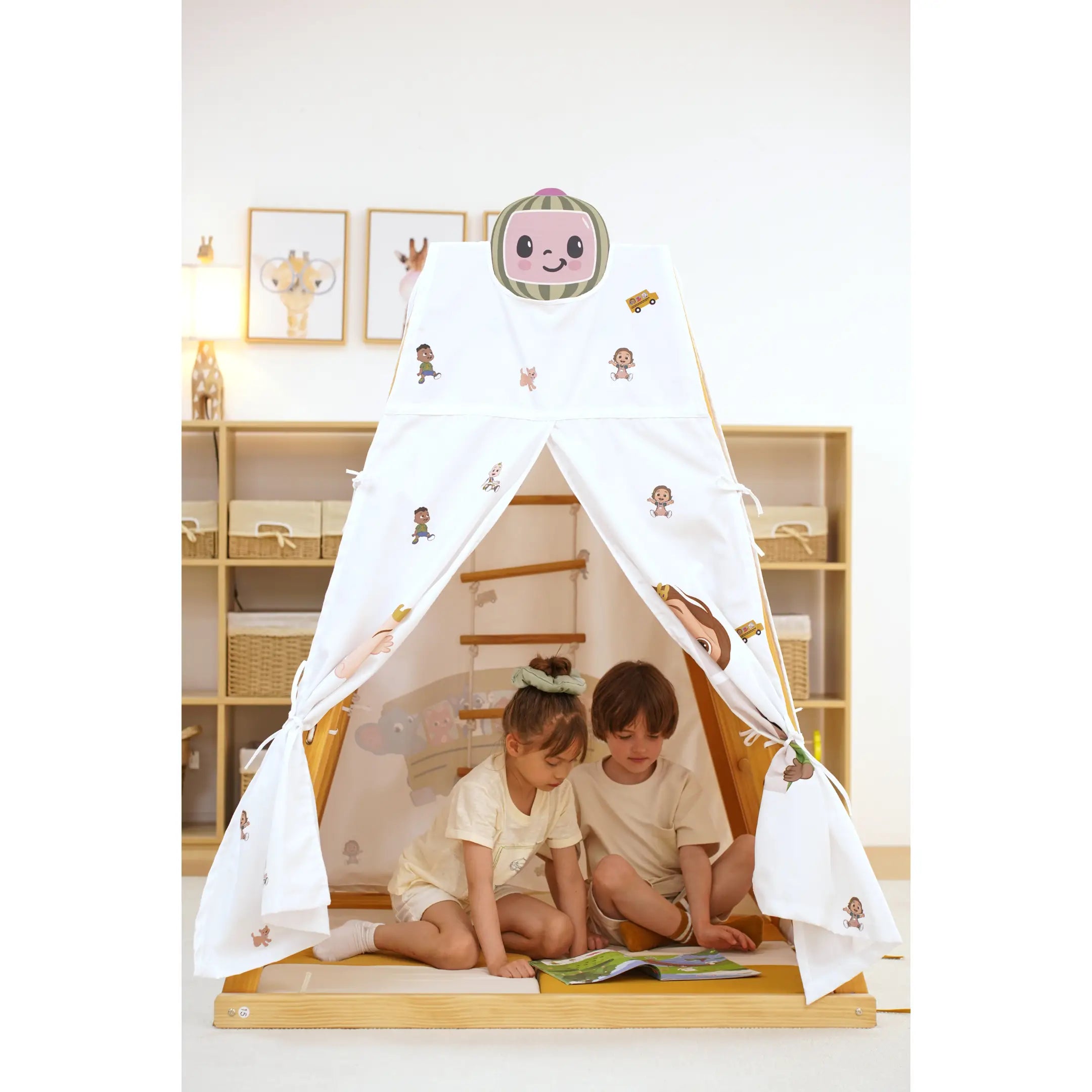 Cocomelon Play Tent Cover – Fits Avenlur Large Magnolia Climbing Playset (Tent Only) Avenlur.com