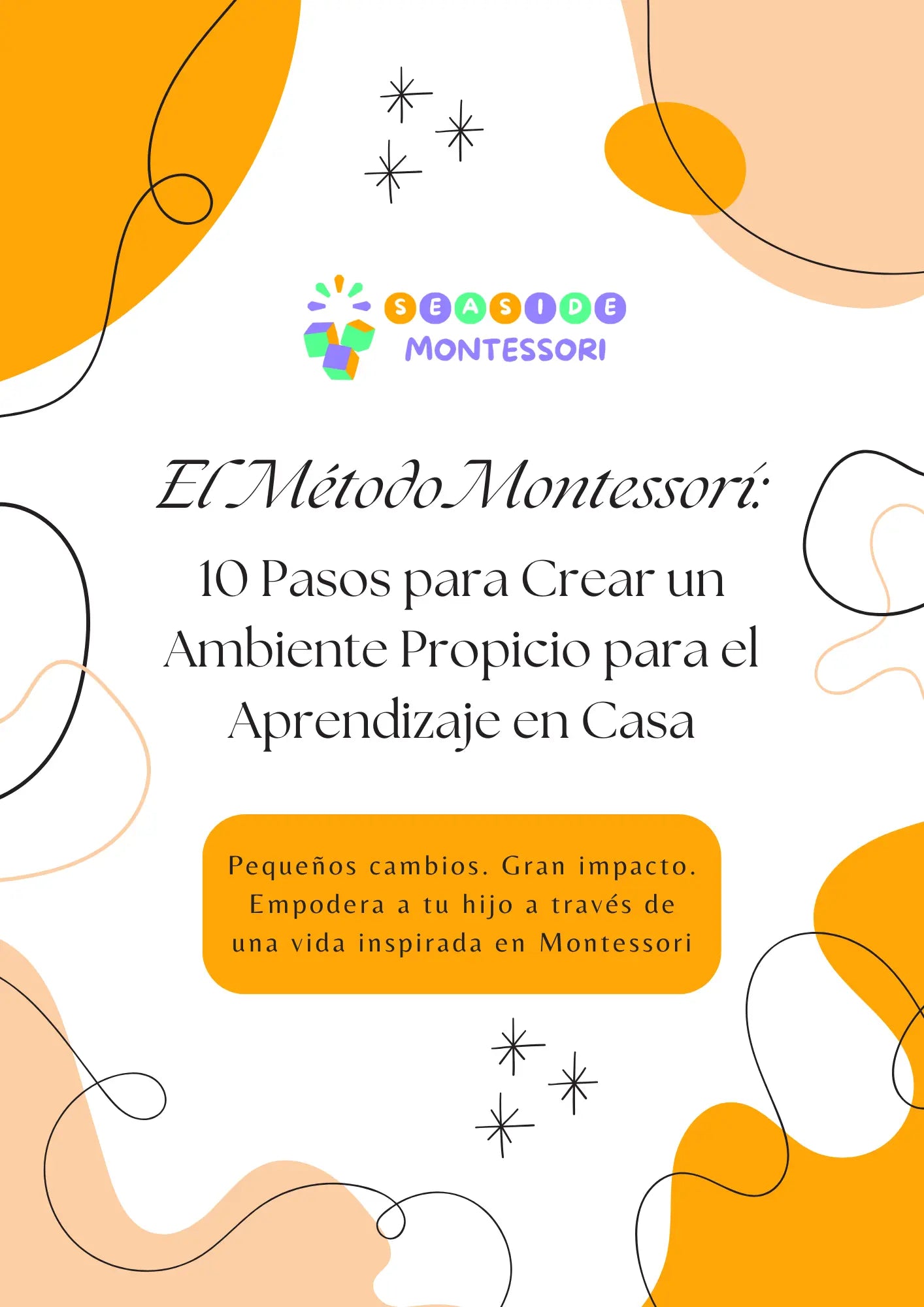 El Método Montessori: 10 Pasos para Crear un Ambiente Propicio para el Aprendizaje en Casa - Seaside-Montessori