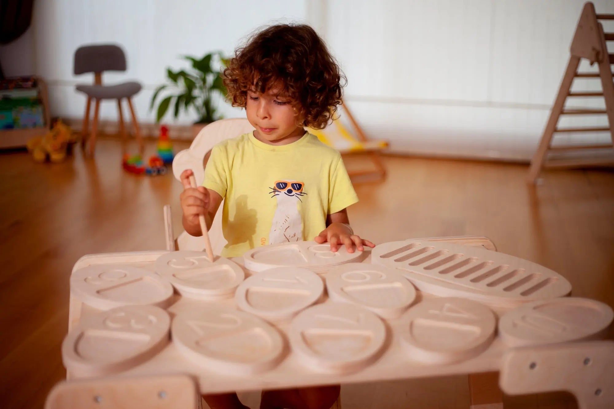 Wooden Tracing Board Seaside-Montessori