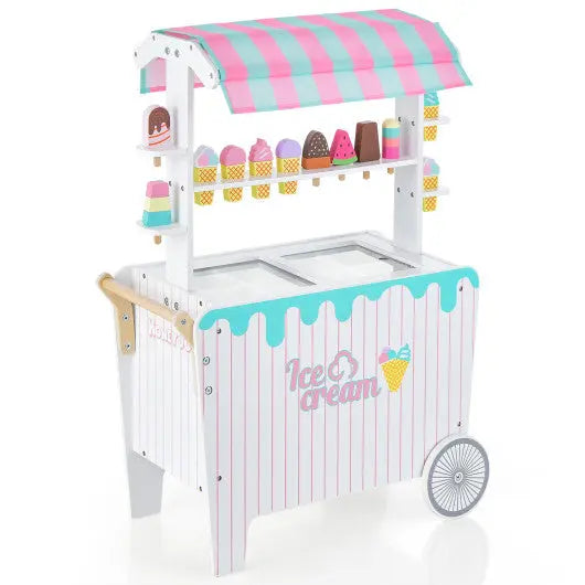 Montessori Wooden Ice Cream Cart Seaside-Montessori