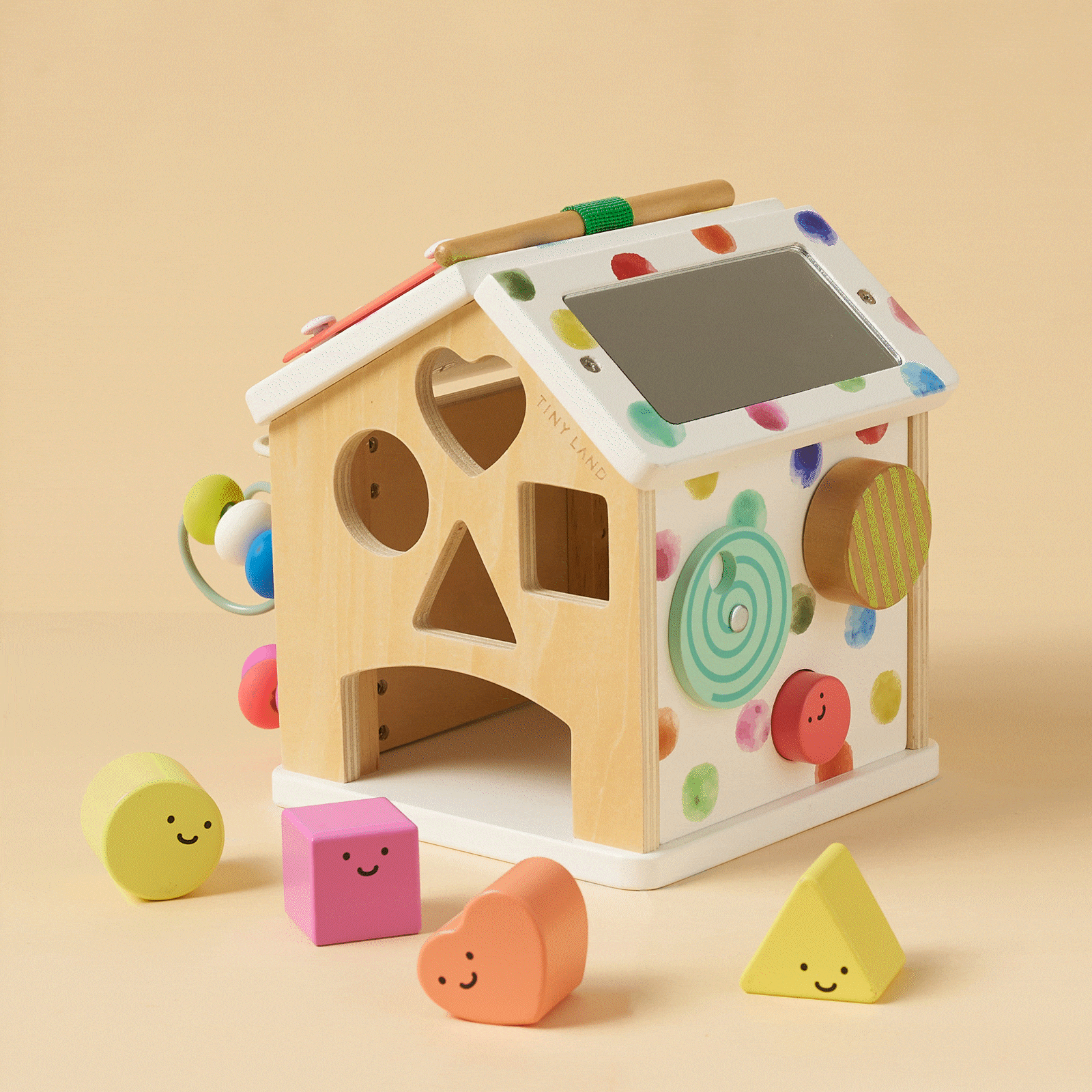 Montessori Activity Cube - Cottage Rainbow Tiny Land INC