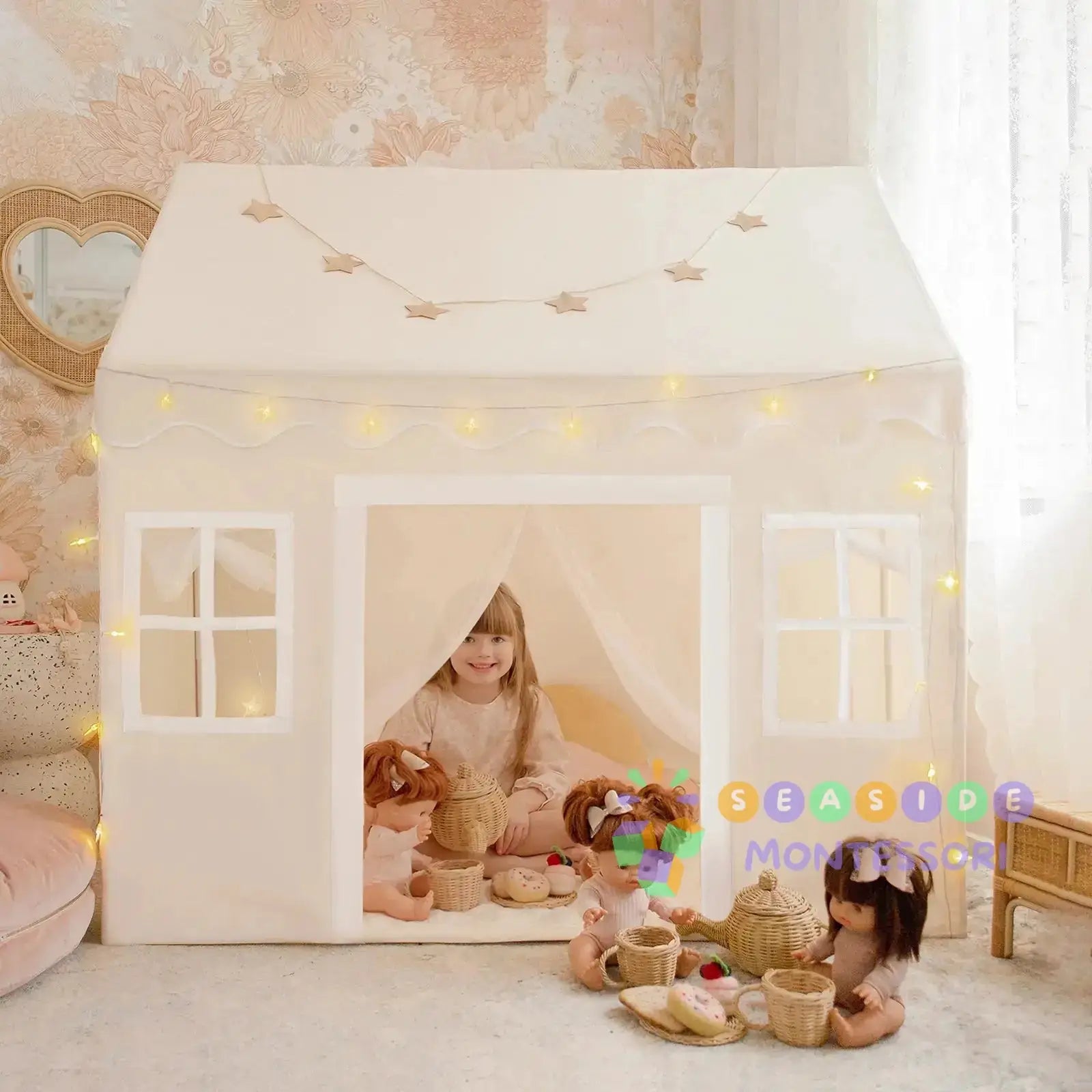 Playhouse Tent – Indoor Tent for Kids - Seaside-Montessori