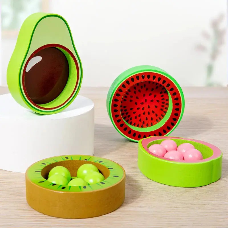 Fruit Color Sorting Toy - Seaside-Montessori