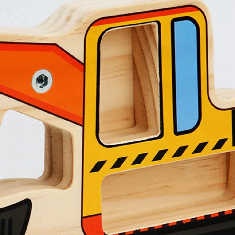 Excavator Fun Screw Driver Board Seaside-Montessori