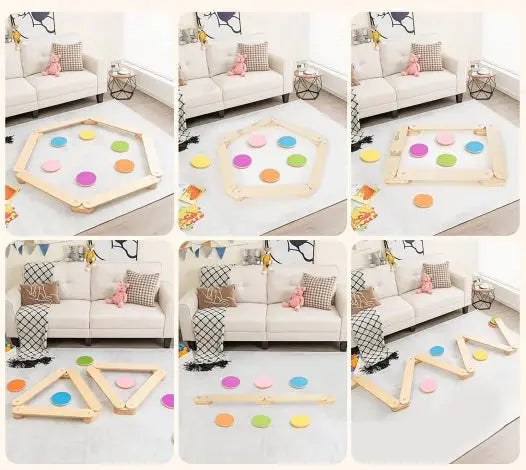 Deluxe Wooden Balance Adventure Set Seaside-Montessori