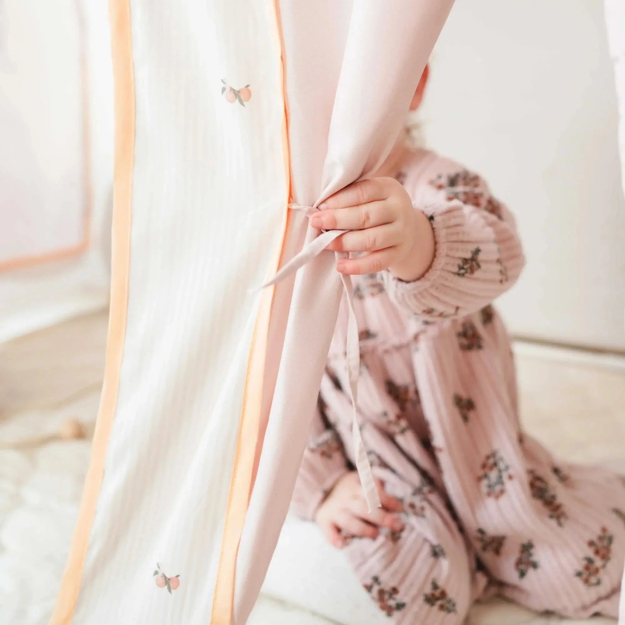 Tiny Land® Sweet Citrus Kids Play Tent – White and Pink Indoor Playhouse Tiny Land INC