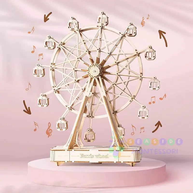 Wooden Rotatable Ferris Wheel - Seaside-Montessori