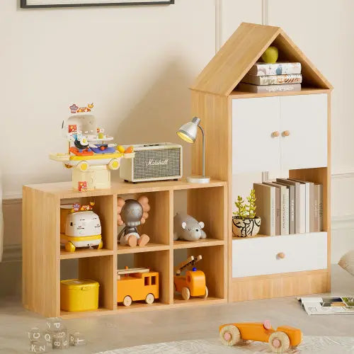 Multi Functional Children's Bookshelf Seaside-Montessori