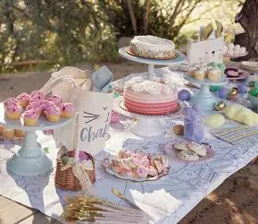 Kids Easter Coloring Tablecloth Activity Seaside-Montessori