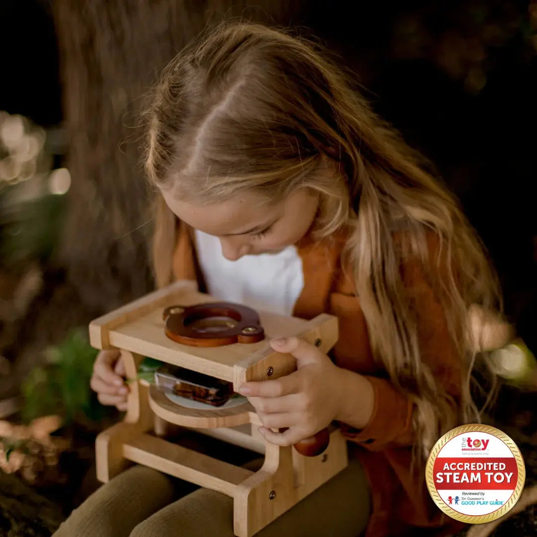 Wooden Microscope Seaside-Montessori