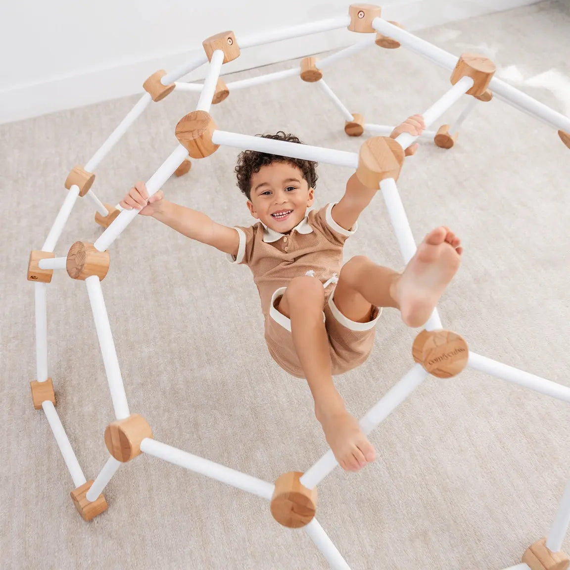 Wooden Montessori Climbing Frame by Comfy Cubs Seaside-Montessori