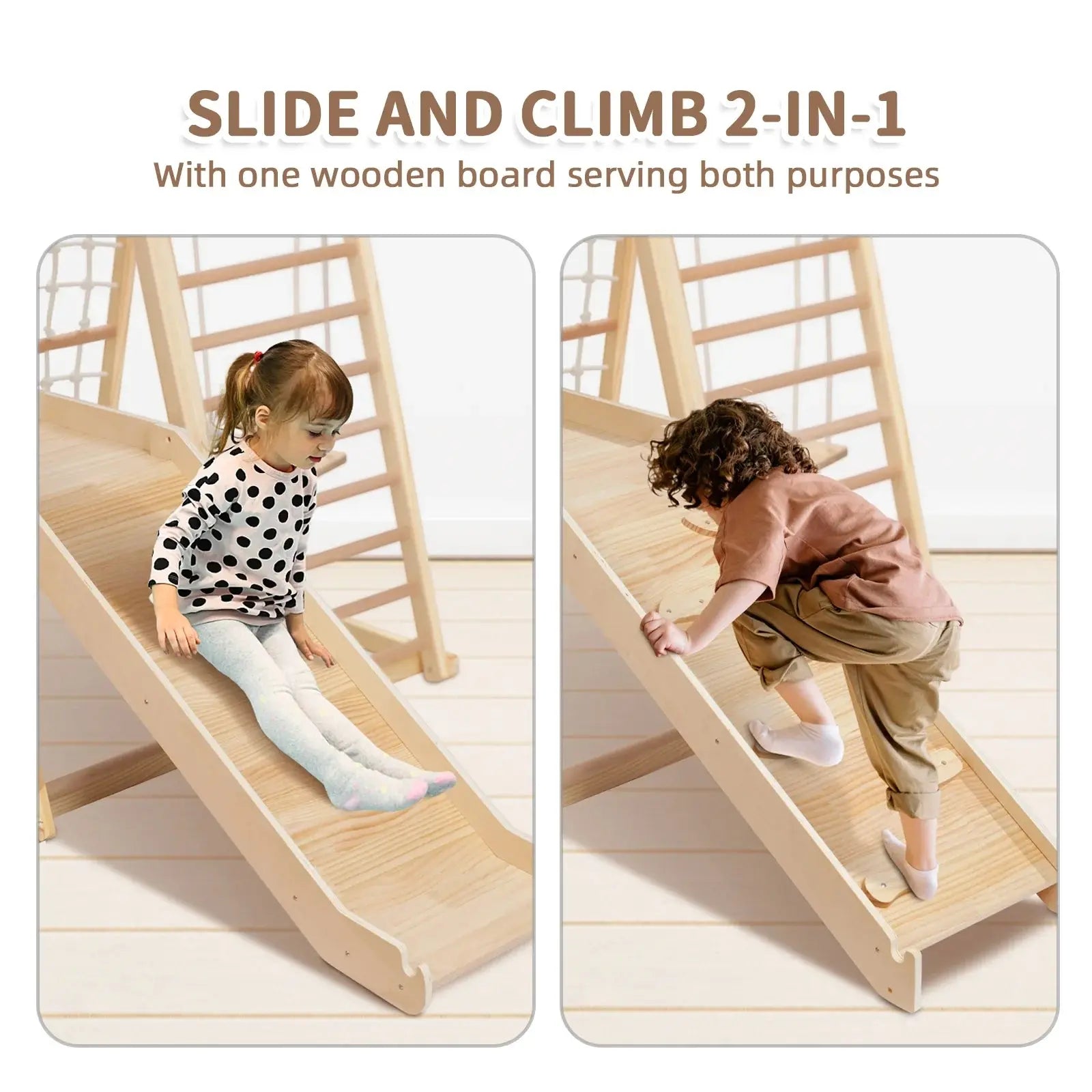 8-in-1 Climbing Playground Seaside-Montessori