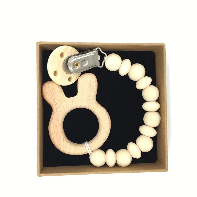 Wooden Pacifier Chain - Seaside-Montessori