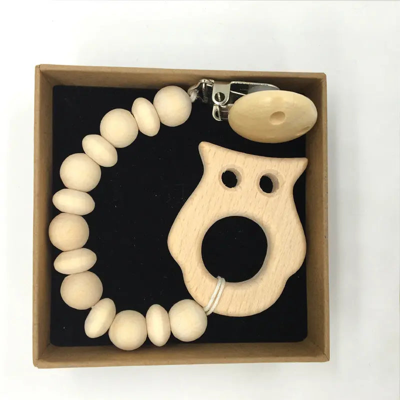 Wooden Pacifier Chain - Seaside-Montessori