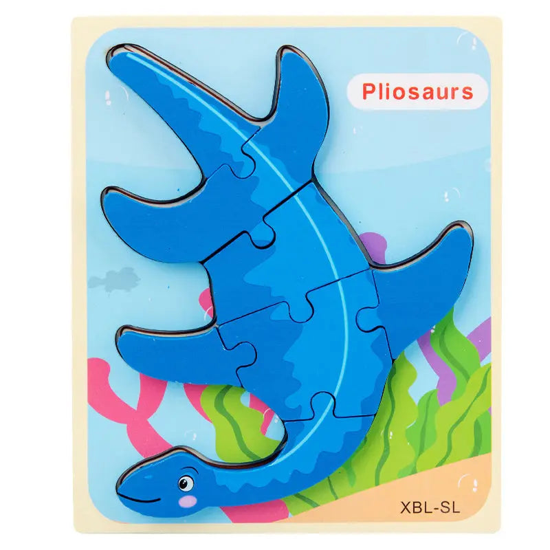 Dinosaur 3D Puzzle Set - Seaside-Montessori