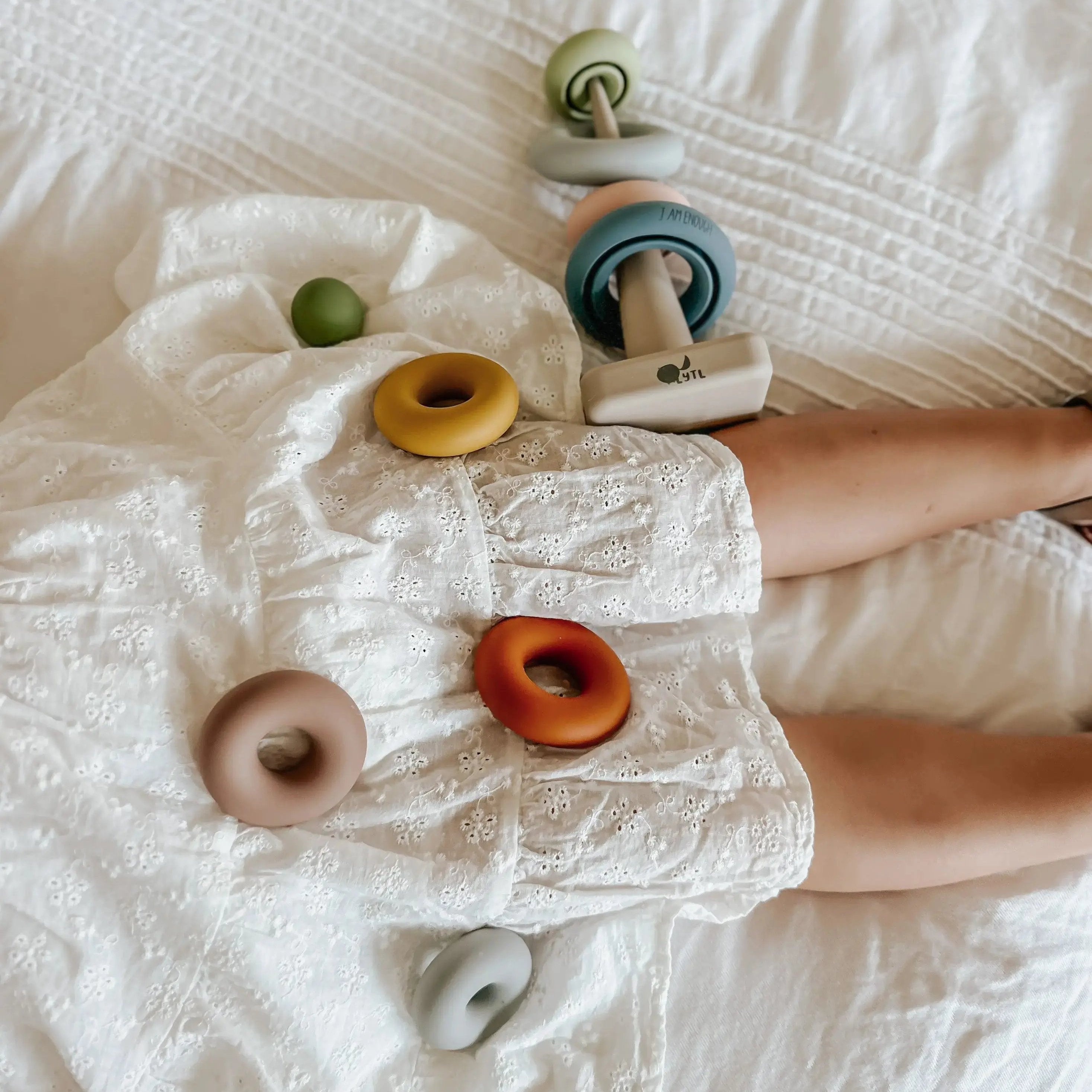 Silicone Ring Stacking Toy – 10pc| LYTL®️ LYTL®