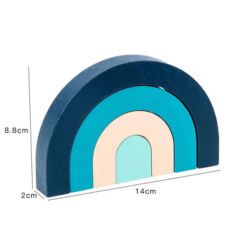 Arched Building Blocks - Seaside-Montessori