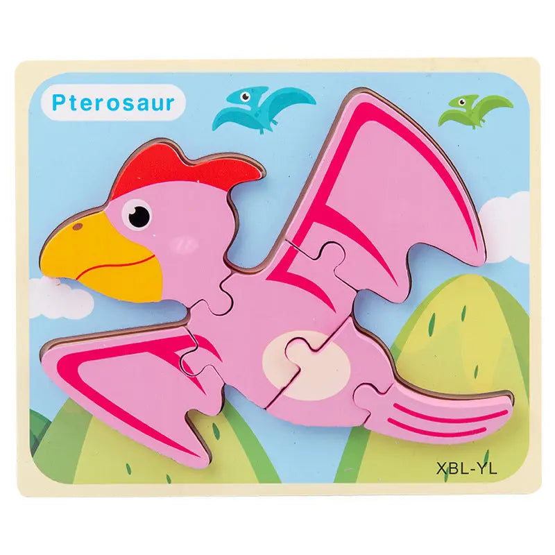 Dinosaur 3D Puzzle Set - Seaside-Montessori