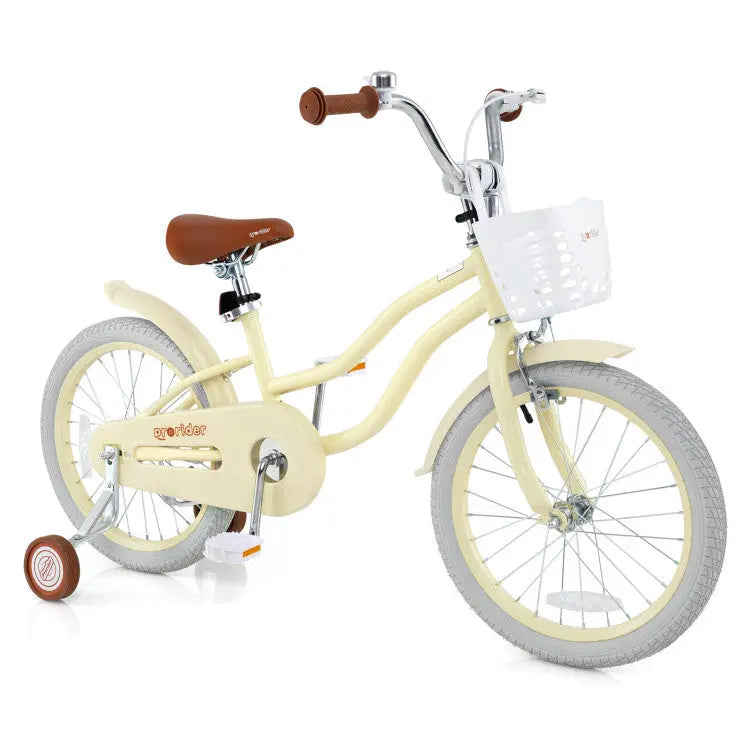 14" Kids Bike with Training Wheels – Adjustable, Safe & Stylish Seaside-Montessori