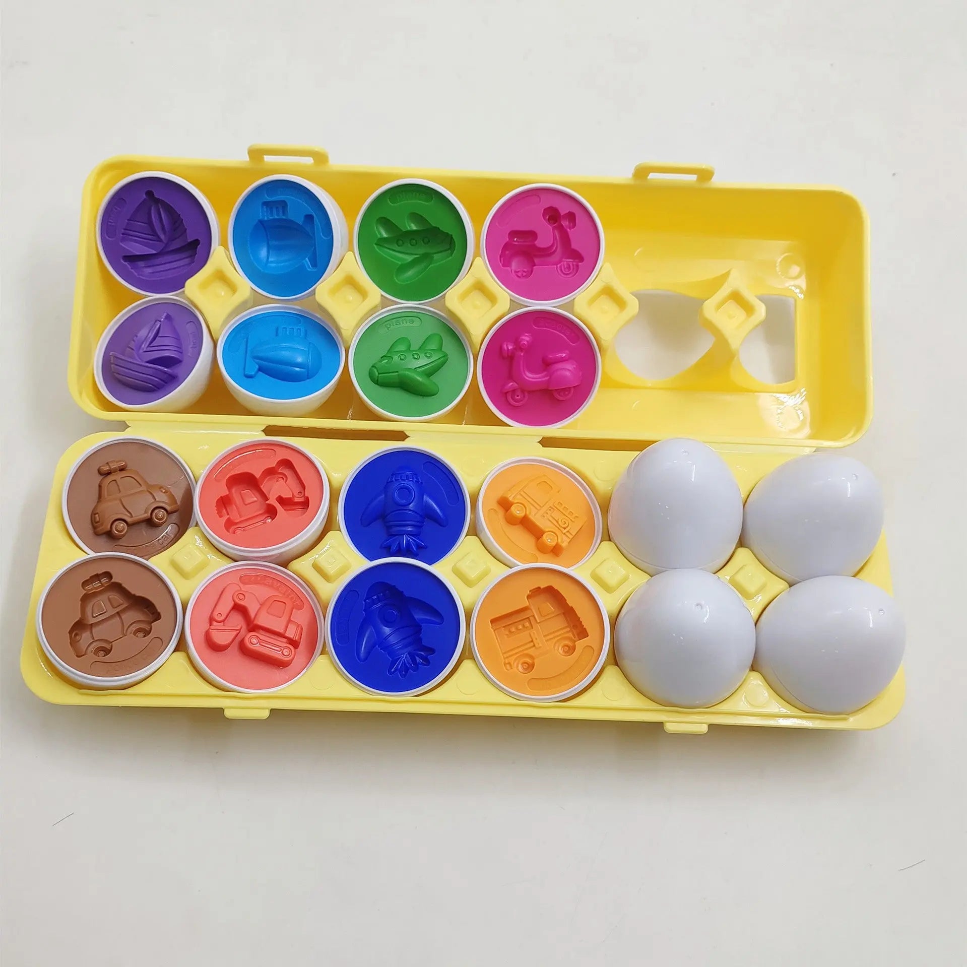 Matching Eggs - Seaside-Montessori