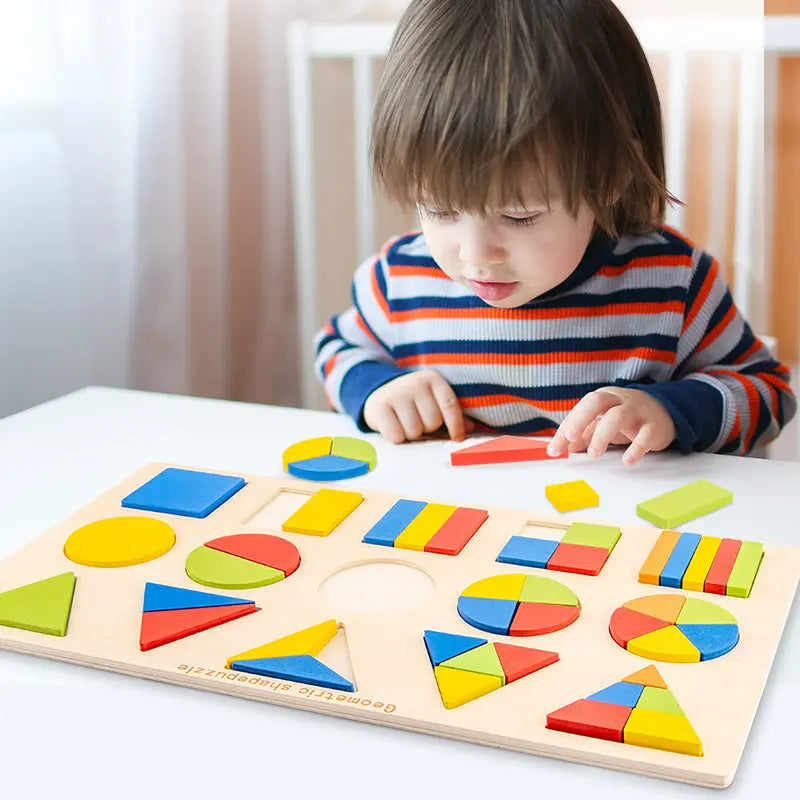 Geometry Shape Puzzle Seaside-Montessori