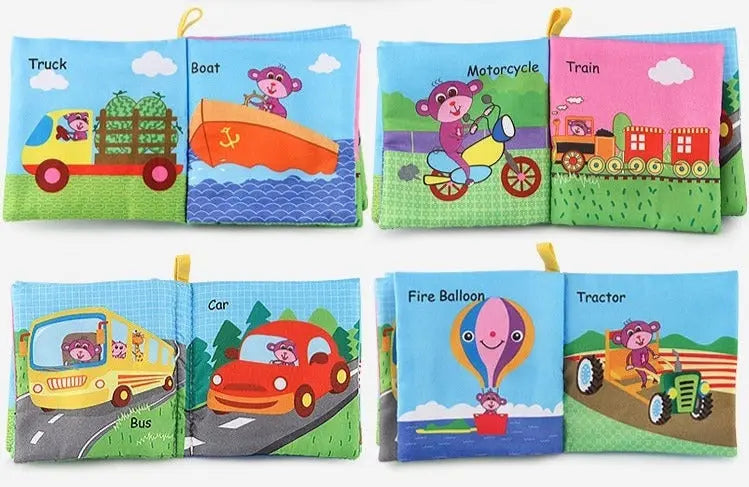 Baby Cloth Book - Seaside-Montessori