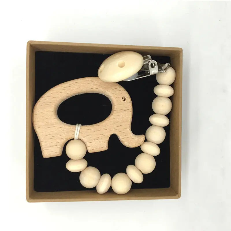 Wooden Pacifier Chain - Seaside-Montessori