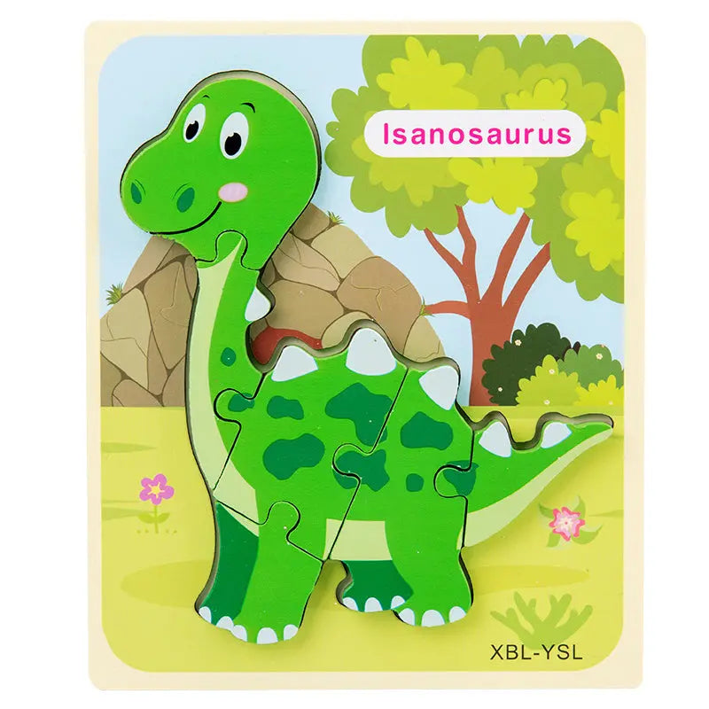 Dinosaur 3D Puzzle Set - Seaside-Montessori