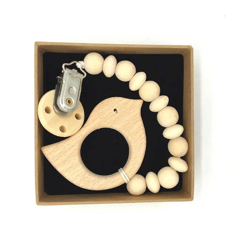 Wooden Pacifier Chain - Seaside-Montessori