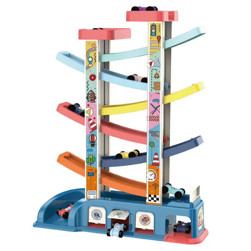 Car Race Ramp Toy - Seaside-Montessori