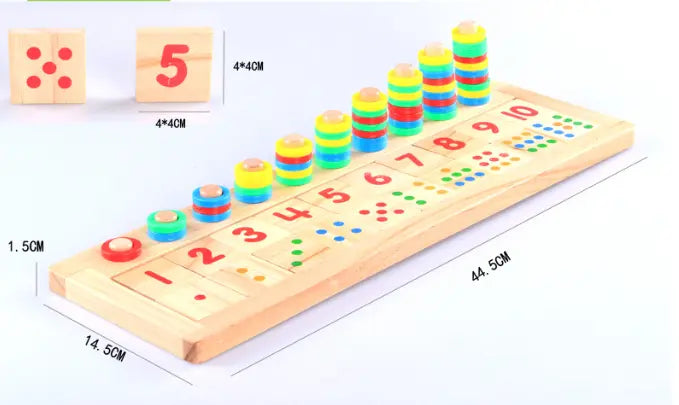 Numbers teaching board - Seaside-Montessori