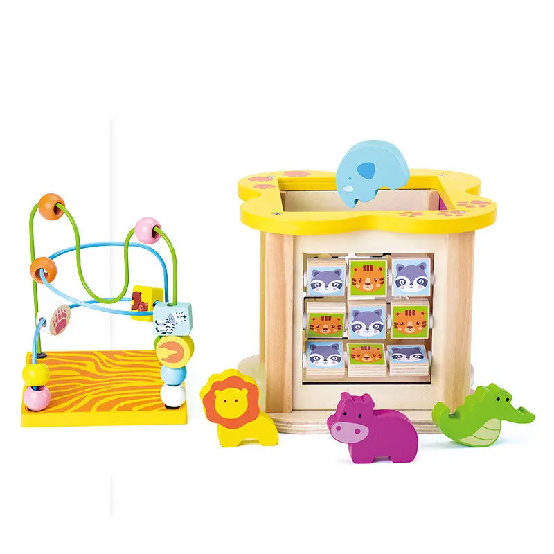 Montessori Wooden Toddlers Activity Center Seaside-Montessori