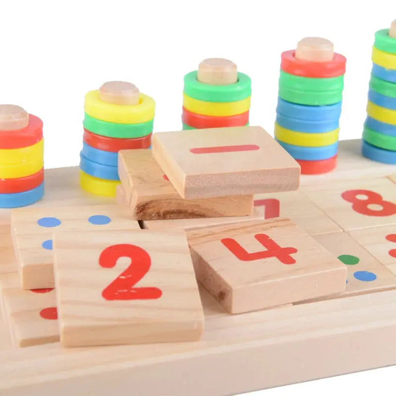 Numbers learning board Seaside-Montessori