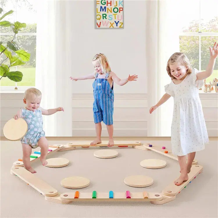 Deluxe Wooden Balance Adventure Set - Seaside-Montessori