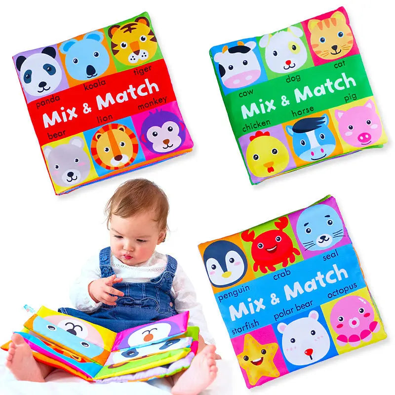 Match and Mix Cloth Book - Seaside-Montessori